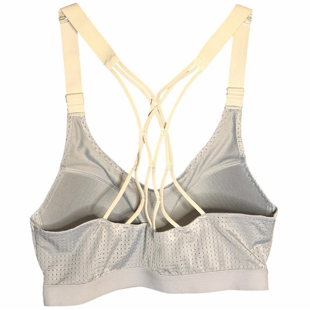 Lightweight by Victoria Sport Mesh Bra - Light Gray/White Size Small - Picture 2 of 8